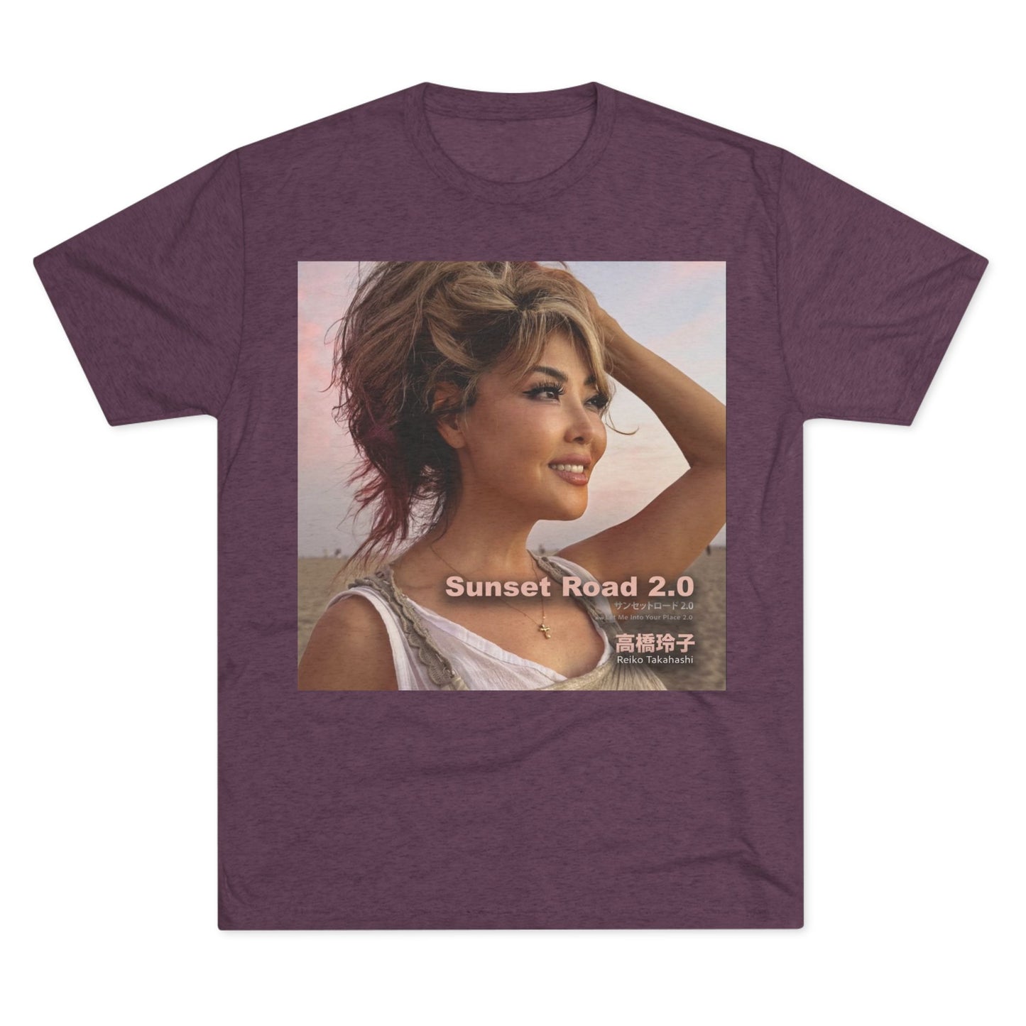 Official Sunset Road 2.0 Tee — Retro City Pop Portrait T-Shirt