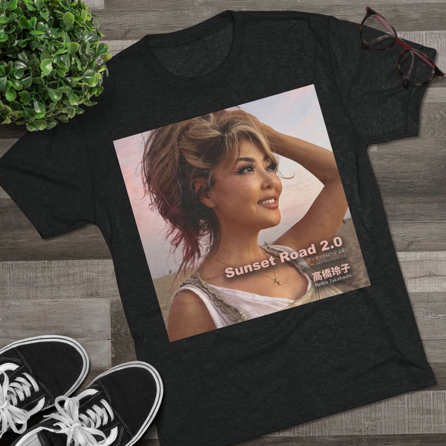 Official Sunset Road 2.0 Tee — Retro City Pop Portrait T-Shirt