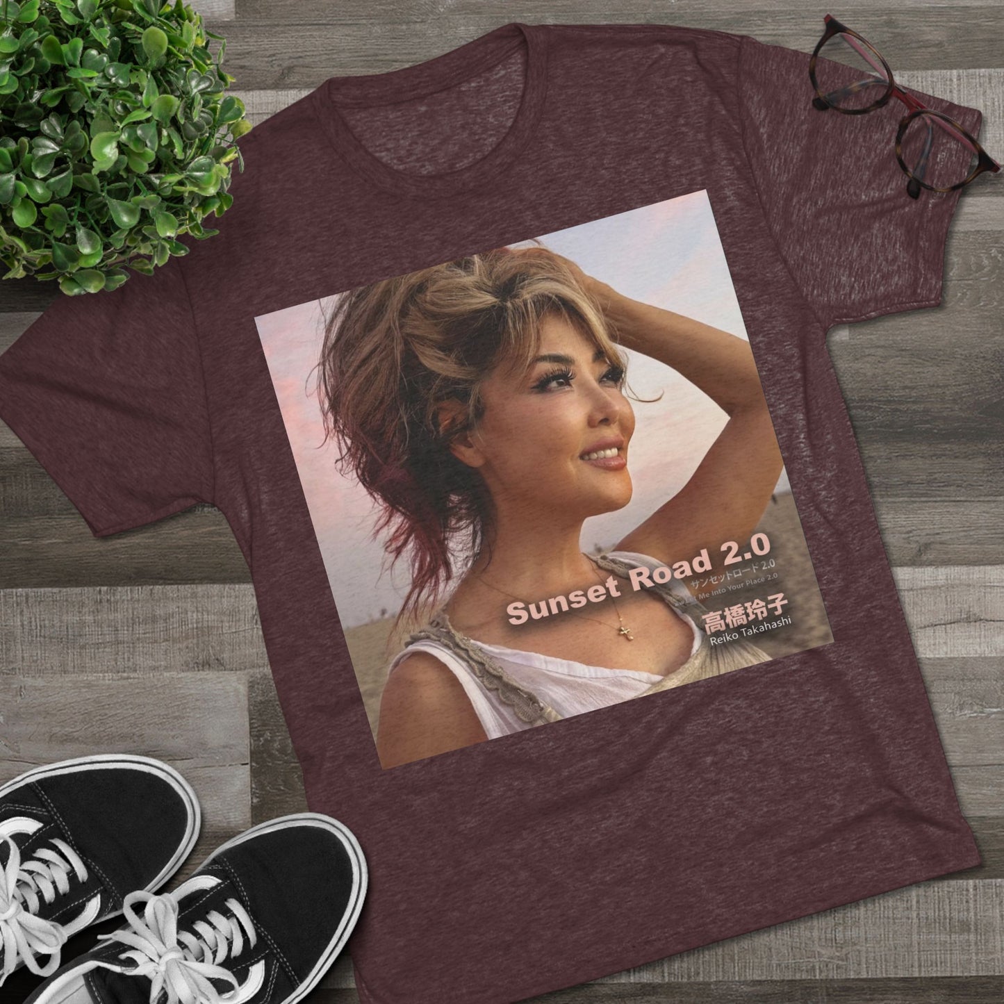 Official Sunset Road 2.0 Tee — Retro City Pop Portrait T-Shirt